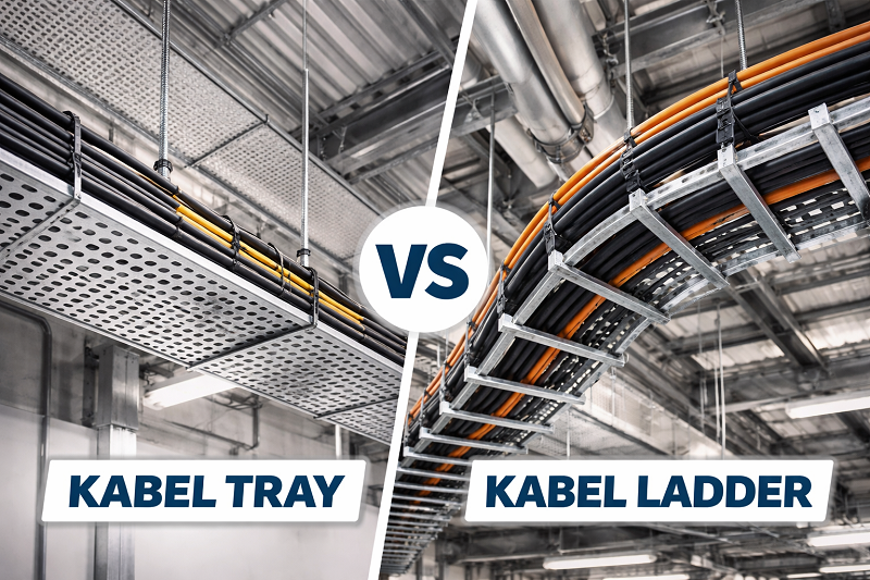You are currently viewing Perbedaan Kabel Tray dan Kabel Ladder yang Wajib Diketahui: Rahasia Instalasi Lebih Optimal, Aman, dan Tahan Lama