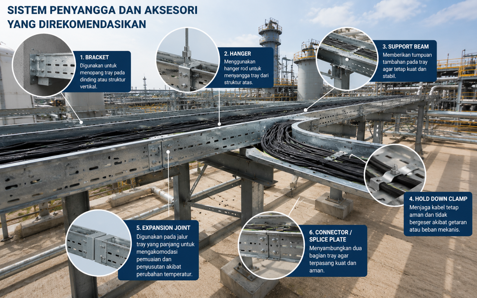 Sistem Penyangga dan Aksesori Pendukung