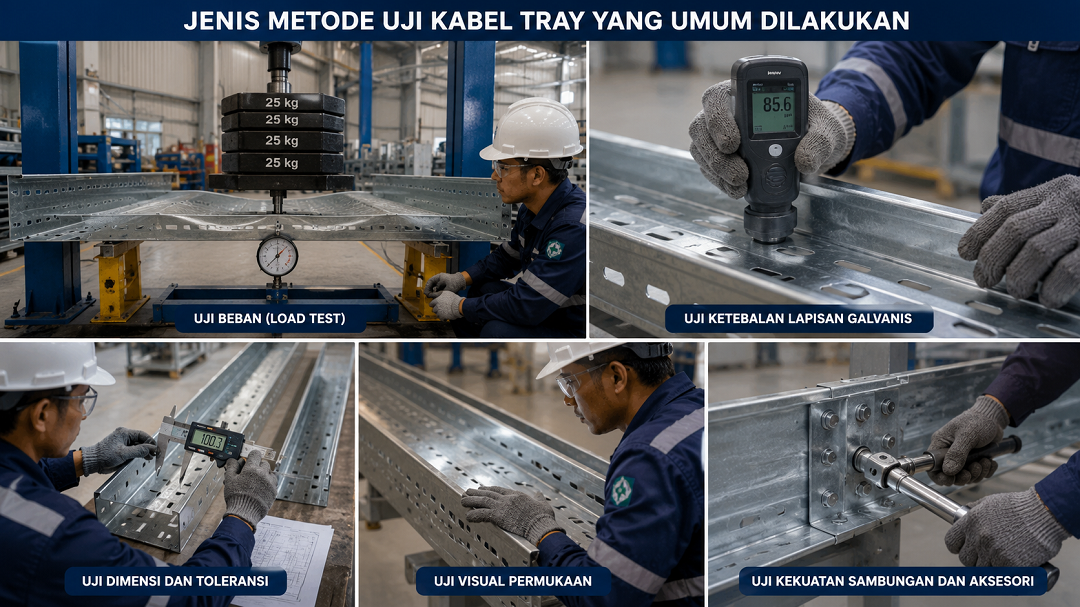 Jenis Metode Uji Kabel Tray yang Umum Dilakukan
