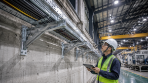 Read more about the article Penyangga Cantilever Arm untuk Cable Tray Pabrik