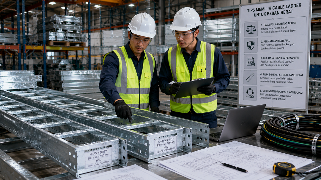 Tips Memilih Cable Ladder untuk Beban Berat
