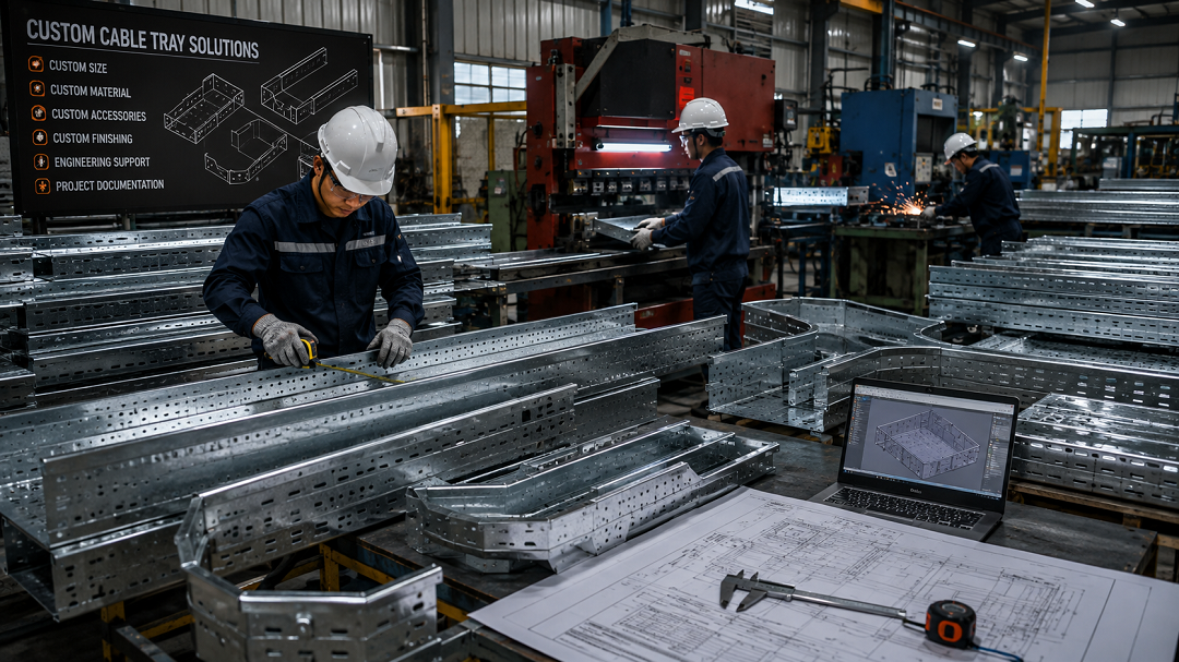 Kabel Tray Tahan Api Custom untuk Proyek Gedung