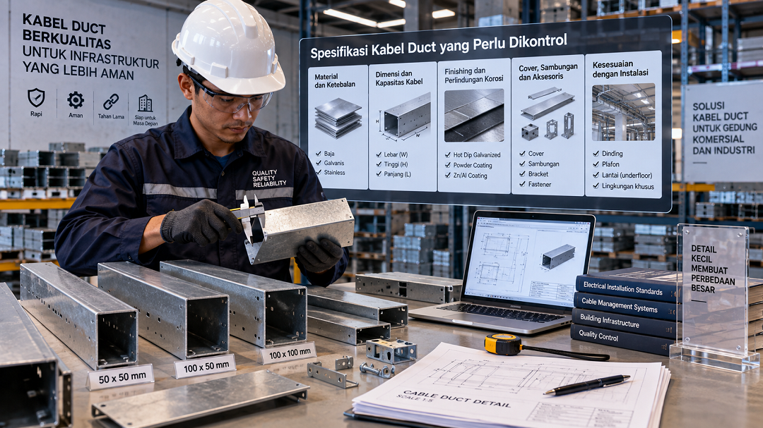 Spesifikasi Kabel Duct yang Perlu Dikontrol