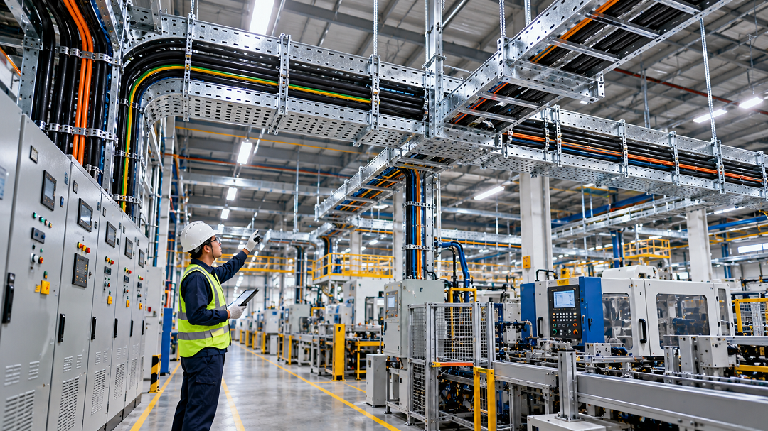 You are currently viewing Kabel Tray Pabrik: Pilihan Tahan Beban untuk Produksi
